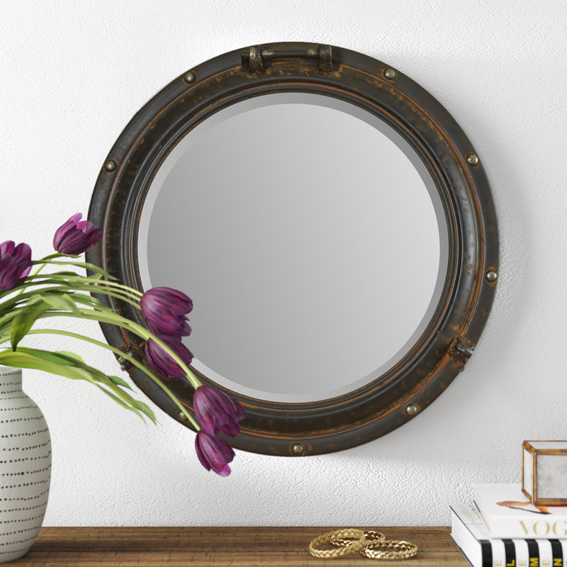 Moura Traditional Beveled Distressed Accent Mirror & Reviews Joss & Main